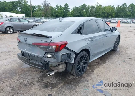 2025 Honda Civic Sport z USA, uszkodzony, nr VIN 2HGFE2F54SH510555